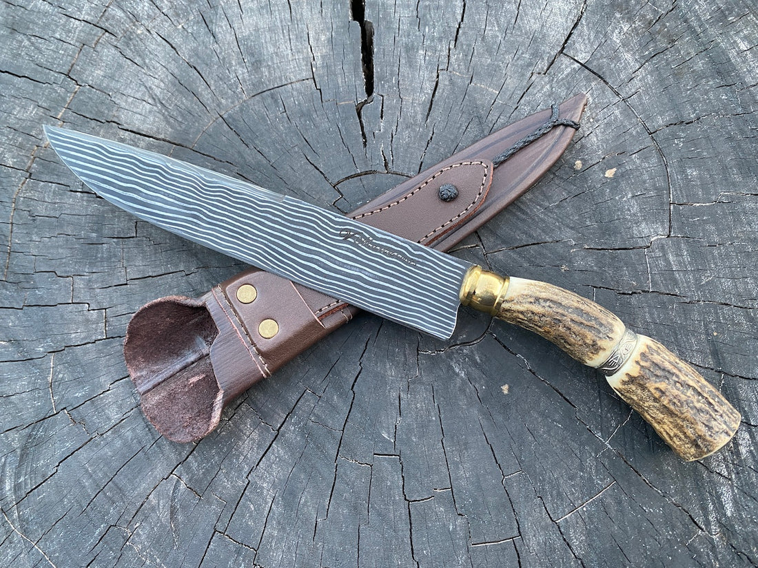 8" Damascus Custom Chef Knife 160 Layers CS1095 15n20