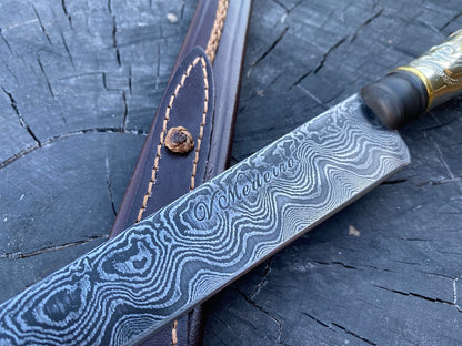 12.6&quot; Damascus Custom Chimango Knife 120 Layers CS1095 15n20