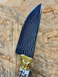 4" Damascus Skinner Knife 180 Layers CS1095 15n20