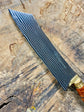 8" Damascus Bunka Knife 180 Layers GH CS1095 15n20