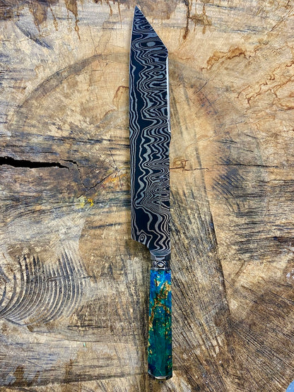 10&quot; Damascus Bunka Knife 180 Layers GH CS1095 15n20