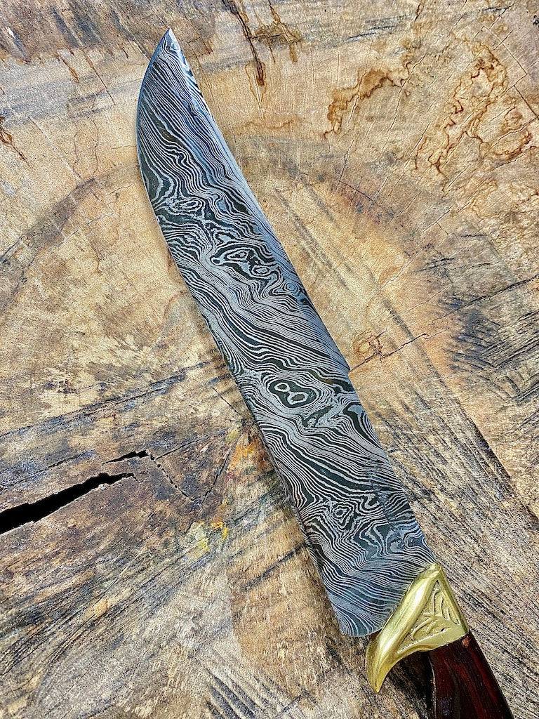 10&quot; Damascus Wild Carving Master Knife 180 Layers CS1095 15n20