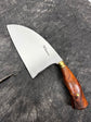 8" Cutelo / Serbian Knife / Cleaver, Native Hardwood, SS440