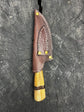 4” Skinner Knife, Ostrich Bone - SS420 - 105mm