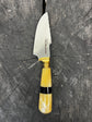 4” Skinner Knife, Ostrich Bone - SS420 - 105mm