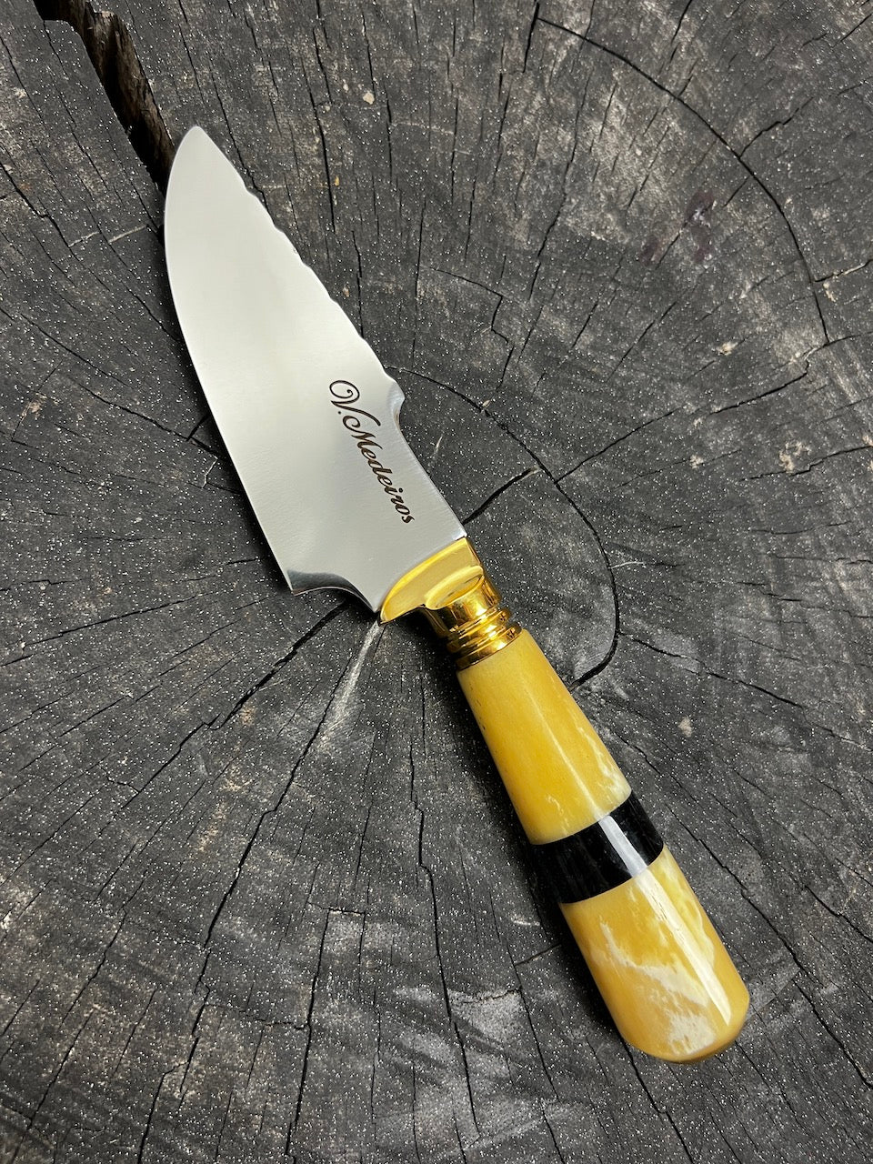 4” Skinner Knife, Ostrich Bone - SS420 - 105mm