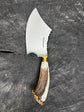 7" Cutelo Wild Cleaver, Deer Antler, SS440 - 180mm