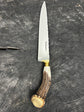 10" Chef Knife, Deer Antler, SS420 - 250mm