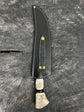 10" Butchers Knife, Deer Antler, SS440 - 250mm