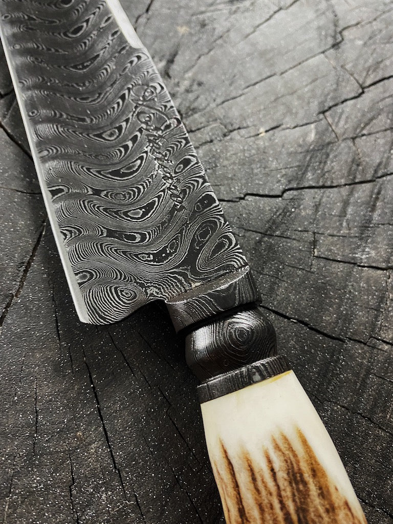 8&quot; Damascus Custom Chef Knife 180 Layers CS1095 15n20