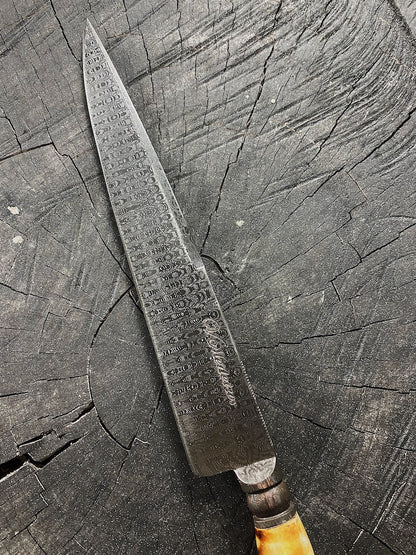 10&quot; Damascus MATRIX Knife 180 Layers CS1095 15n20