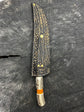 10" Butchers Knife, Deer Antler SS440 - 250mm