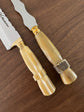 BBQ Knife & Fork Duo Set of Ostrich Bone Handle SS440