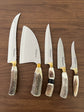 BBQ Knife Set of Deer Antler Handles SS440